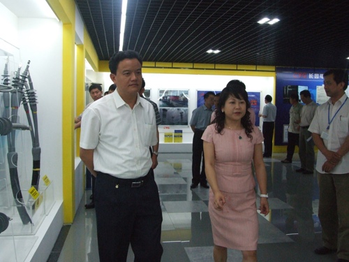 珠海市政府、高新区领导带领七台河市委、市政府领导参观长园电力